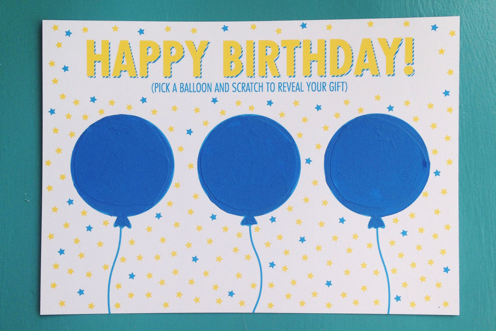 DIY: Birthday Scratch Off Card   Free Printable Alexandra Adams