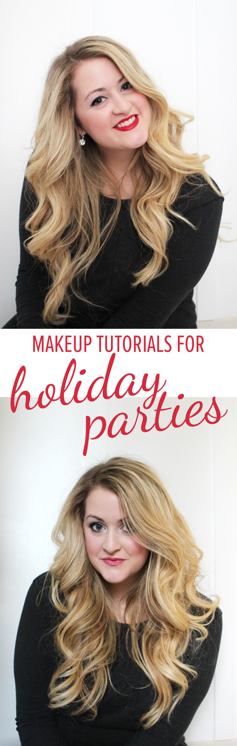Two Makeup Looks for Holiday Parties | Alexandra Adams