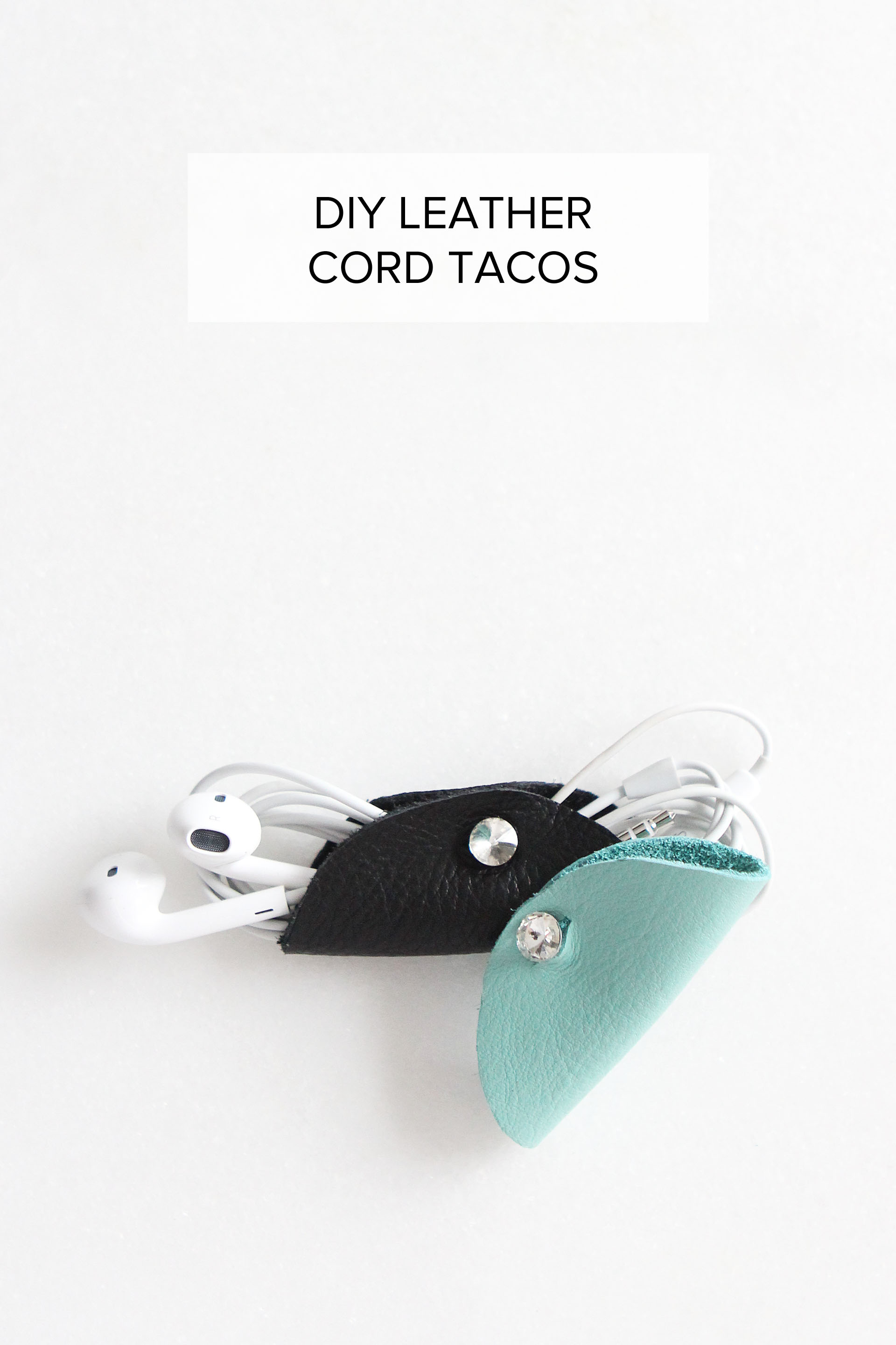 DIY Leather Cord Tacos | Alexandra Adams