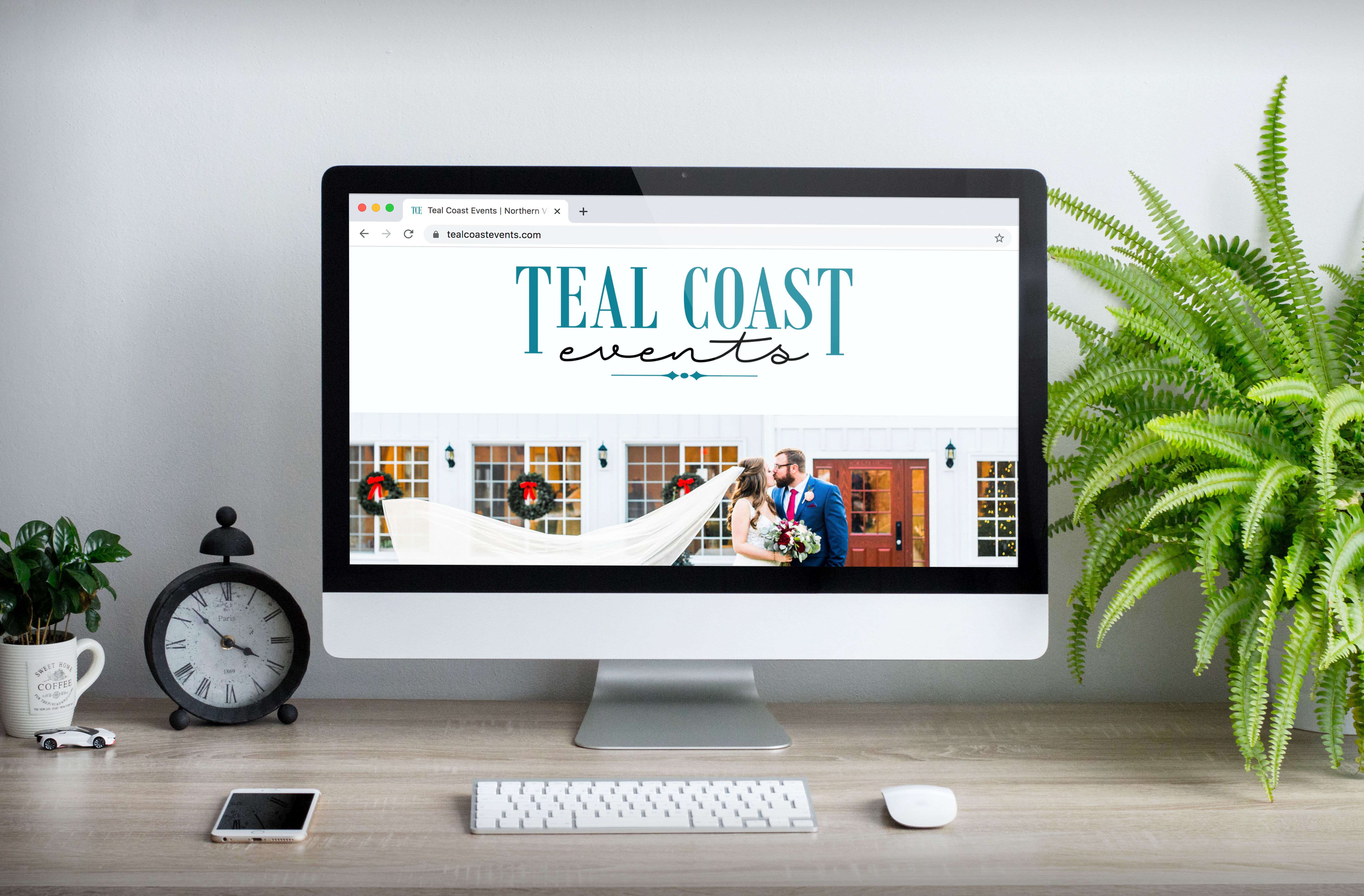 Teal Coast Events Website